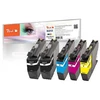 Peach Tinte Spar Pack Plus PI500-267 (kompatibel zu Brother LC-3213)