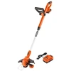 POWERPLUS POWDPG75421 akumuliatorinis žolės trimeris vejos kraštams ir sunkiai pasiekiamoms vietoms pjauti 20V 2Ah 260mm 9000aps/min