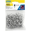 Kniedės, standartinės Al 4,0x8mm 100vnt, Rapid
