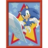Ravensburger CreArt dažymas pagal skaičius Sonic, 18x24cm, 14 akrilo dažai, teptukas, rėmelis, nuo 9 metų