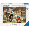 Ravensburger Dėlionė 12000108, 1000 vnt., 70x50 cm, Disney Collector's Edition Pinokis, antiatspindžio danga