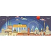 Ravensburger Dėlionė Panorama - Naktis Berlyne 12000449, 1000 vnt, 98x37 cm, peizažas, paaugliams ir suaugusiesiems, nuo 14 metų