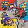 Ravensburger vaikų dėlionė Rubble & Crew darbiniai automobiliai 12004168, 3x49 vnt, 21x21 cm, kartonas, nuo 5 metų