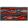 Knipex 6 dalių fiksavimo žiedų replių rinkinys