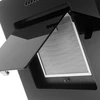 Respekta gartraukis CH22010/90SBZ, 90cm, 54-62dB, 150mm, 35kWh/metus, B, D, A, D, 2x1W LED, anglies filtras