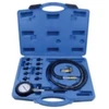 Rockforce Oil slėgio testeris komplektuojamas su srieginiais adapteriais (0-10bar) 12 vnt. lagamine