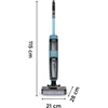 Rowenta dulkių siurblys GZ2271, 100-240V, 35min, 730ml, 440ml, LED ekranas, šlapias valymas, sausas valymas, belaidis