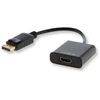 HDMI laidas Savio CL-55B, DP/HDMI, 20 cm