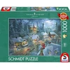Schmidt Spiele Dėlionė 57529, 1000 vnt., 69.3x49.3 cm, Thomas Kinkade Studios, Kalėdų motyvas, kartonas, nuo 12 m.