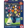 Schmidt Spiele Dėlionė Rosina Wachtmeister Baltas Cat 58656, 1000 vnt., 69.3 cm x 49.3 cm, kartonas, įvairiaspalvė, nuo 12 m.