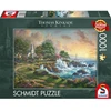 Schmidt Spiele Dėlionė Thomas Kinkade Studios Treasure By The Sea 58628, 1000 vnt., 69.3x49.3 cm, kartonas, matinis lakas, 12+ m.