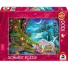 Schmidt Spiele Dėlionė Where Unicorn And Elf Say Goodnight 59790, 1000 vnt., 49.3 cm x 69.3 cm, įvairiaspalvė, kartonas, nuo 12 m.