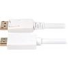 Sharkoon Adapterkabel Displayport 1.2 > HDMI 4K (baltas, 3 Meter)