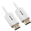 Sharkoon Kabelis HDMI Stecker > HDMI Stecker (baltas, 1 Meter, HDMI 4K)