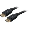 Sharkoon Kabelis Displayport 1.3 (Stecker > Stecker) 4K (juodas, 1 Meter)