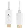Sharkoon Adapterkabel Displayport 1.2 > HDMI 4K (baltas, 2 Meter)