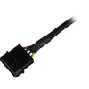 Sharkoon SATA Stromadapter (juodas, 15cm)