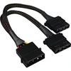 Sharkoon Sata Y Stromaadapter 4P Molex 0,15m bk - Skaitmeninis - Srovės / maitinimo šaltinis