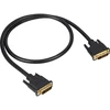 Sharkoon Kabelis DVI-D > DVI-D (24+1) (juodas, 1 Meter, Dual Link, 24+1)