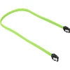 Sharkoon Sata III Kabelis sleeve (grün, 30 cm)