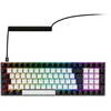 Sharkoon SKILLER SGK50 S2, Gaming-klaviatūra - baltas, DE-išdėstymas, Gateron Raudona