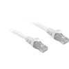 Sharkoon Patchkabel RJ45 Cat.6a SFTP (baltas, 25 cm, LSOH (Halogenfrei))