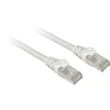 Sharkoon Patchkabel SFTP, RJ-45, mit Cat.7a Rohkabel (baltas, 1 Meter)