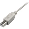 Sharkoon USB 2.0 Kabelis, USB-A Stecker > USB-B Stecker (grau, 0,5 Meter)