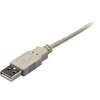Sharkoon USB 2.0 Kabelis, USB-A Stecker > USB-B Stecker (grau, 0,5 Meter)