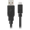 Sharkoon USB 2.0 Kabelis, USB-A Stecker > Micro-USB Stecker (juodas, 3,0 Meter)