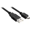 Sharkoon USB 2.0 Kabelis, USB-A Stecker > Mini-USB Stecker (juodas, 2,0 Meter, doppelt geschirmt)