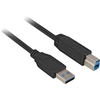 Sharkoon Cable USB 3.0 A-B juodas 3,0m