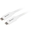 Sharkoon USB 3.1 C-C wh 0,5m – skaitmeninis