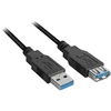 Sharkoon Kabelis USB 3.0 Verlängerung 3,0m juodas