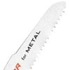 Siaurapjūklio ašmenys T118A metalo lakštams, 92 mm (3 vnt.) DNIPRO-M