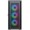 Silentware Kompiuterio korpusas AIR100BLACK, E-ATX, 2x USB 3.0, 4 ventiliatoriai, grūdintas stiklas, juoda, 360mm radiatorius