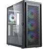 Silentware Kompiuterio korpusas AIR100BLACK, E-ATX, 2x USB 3.0, 4 ventiliatoriai, grūdintas stiklas, juoda, 360mm radiatorius