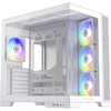 Silentware View A-RGB kompiuterio korpusas VIEWWHITE, 50 l, Midi-Tower, grūdintas stiklas, plienas, ATX
