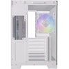 Silentware View A-RGB kompiuterio korpusas VIEWWHITE, 50 l, Midi-Tower, grūdintas stiklas, plienas, ATX