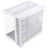 Silentware View A-RGB kompiuterio korpusas VIEWWHITE, 50 l, Midi-Tower, grūdintas stiklas, plienas, ATX