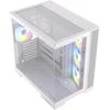 Silentware View A-RGB kompiuterio korpusas VIEWWHITE, 50 l, Midi-Tower, grūdintas stiklas, plienas, ATX
