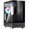SilverStone Lucid 04, Tower-case - juodas, Tempered Glass x 2