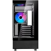 SilverStone Lucid 04, Tower-case - juodas, Tempered Glass x 2