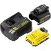 Priedų rinkinys Stanley Adapteris Set V20; 18 V; 2,0 Ah + pakrovėjas