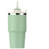 Stanley Termospuodelis su šiaudeliu The Quencher H2.O FlowState Tumbler 0.59L pistacijų spalvos