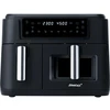 Steba dviguba karšto oro gruzdintuvė HF 9500 DUO 269500, 2400W, 9,5l, 60-200°C, 60min laikmatis, 10 automatinės programos, ekranas
