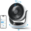 Switchbot Oro cirkuliacijos ventiliatorius W3800510, 24W, 3600mAh, 24dB, 90°, 4 greičiai, baltas, Alexa, Google Home, IFTTT, USB-C