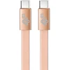 TB Kabelis usb c - usb c 1m płaski brzoskwiniowy