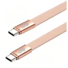 TB Kabelis usb c - usb c 1m płaski brzoskwiniowy