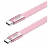 TB Kabelis USB C - USB C 1m płaski brzoskwiniowy (AKTBXKUCCFLAT1O)